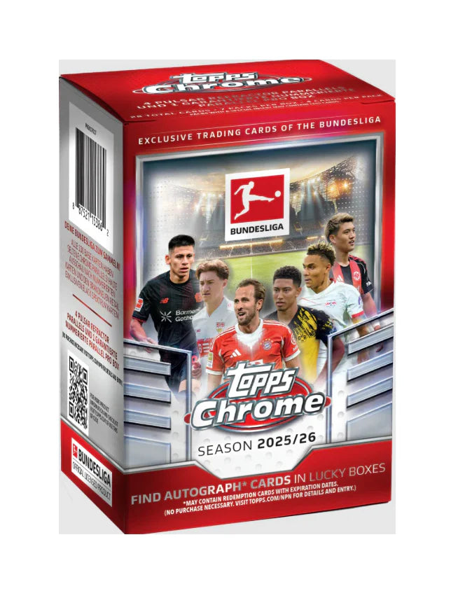 2025-26 Topps Chrome Bundesliga Value Blaster Box