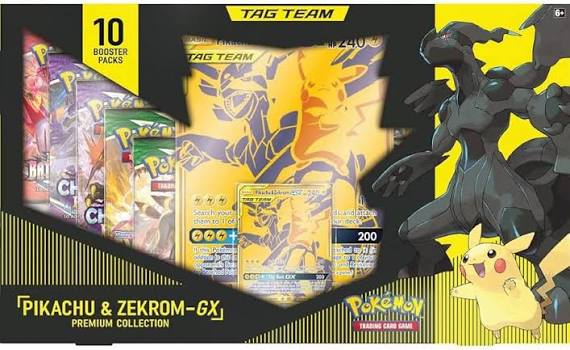 Pikachu and Zekrom premium collection box